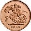 UK 1/2 Sovereign Elizabeth II (4th portrait) 2009 KM# 1001.1 2011 B.P. coin reverse
