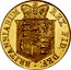UK 1/2 Sovereign George III 1817 KM# 673 BRITANNIARUM REX FID: DEF: coin reverse