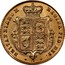 UK 1/2 Sovereign Victoria 1869 KM# 735.2 BRITANNIARUM REGINA FID: DEF coin reverse