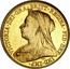 UK 1/2 Sovereign Victoria 1893 KM# 784 VICTORIA ∙ DEI ∙ GRA ∙ BRITT ∙ REGINA ∙ FID ∙ DEF ∙ IND ∙ IMP ∙ coin obverse