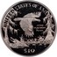 USA $10 American Eagle 1999 W KM# 301 UNITED STATES OF AMERICA .9995 PLATINUM 1/10 OZ. $10 coin reverse