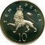 UK 10 Pence Crowned Lion 2000 KM# 989a TEN PENCE 10 coin reverse