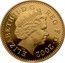 UK 10 Pence Crowned Lion 2002 British Royal Mint Proof KM# 989b ELIZABETH∙II∙D∙G REG∙F∙D∙2002 IRB coin obverse
