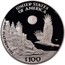 USA $100 American Eagle 1998 W KM# 292 UNITED STATES OF AMERICA W .9995 PLATINUM 1 OZ. $100 coin reverse