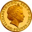UK 100 Pounds London 2012, Jupiter 2011 Proof KM# 1220 ELIZABETH'II'D'G REG'F'D'2011'100 POUNDS' IRB coin obverse
