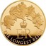 UK 1000 Pounds The Longest Reigning British Monarch 2015 British Royal Mint Proof KM# 1306 THE LONGEST REIGN EIIR ST coin reverse