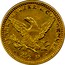 USA 2½ D 1861 KM# 64.1 Clark, Gruber & Company ∙ CLARK GRUBER & CO DENVER ∙ 2½ D coin reverse