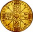 UK 2 Guineas George I 1720 KM# 554 BRVN ET ∙ L ∙ DVX S ∙ R ∙ I ∙ A ∙ TH ET ∙ EL ∙ coin reverse