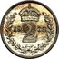 UK 2 Pence Edward VII 1902 Prooflike KM# 796 *YE 2 AR* coin reverse