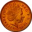 UK 2 Pence Elizabeth II 1998 KM# 987a ELIZABETH∙II∙D∙G REG∙F∙D∙1999 IRB coin obverse