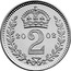 UK 2 Pence Elizabeth II 2002 British Royal Mint Prooflike KM# 899 *YE 2 AR* coin reverse