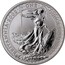 UK 2 Pounds Britannia 2002 KM# 1029 'BRITANNIA'2012' 'ONE' 'OUNCE'FINE'SILVER' NATHAN coin reverse