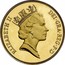 UK 2 Pounds Elizabeth II (3rd portrait) 1987 Proof KM# 944 ELIZABETH II DEI∙GRA∙REG∙F∙D RDM coin obverse