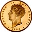 UK 2 Pounds George IV 1826 Proof KM# 701 GEORGIUS IV DEI GRATIA coin obverse