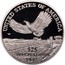 USA $25 American Eagle 2000 W KM# 315 W UNITED STATES OF AMERICA .9995 PLATINUM 1/4 OZ. $25 coin reverse