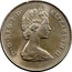 UK 25 New Pence 80th Birthday of the Queen Mother 1980 KM# 921 D∙G∙REG∙F∙D∙ ELIZABETH II coin obverse