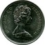 UK 25 New Pence Elizabeth & Philip 1972 Proof KM# 917 D∙G∙REG∙F∙D∙ ELIZABETH II coin obverse