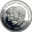 UK 25 New Pence Wedding of Prince Charles and Lady Diana Spencer 1981 Proof KM# 925a H.R.H. THE PRINCE OF WALES AND LADY DIANA SPENCER PN ∙1981∙ coin reverse