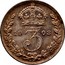 UK 3 Pence Edward VII 1903 KM# 797.1 *YE 3 AR* coin reverse