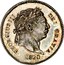 UK 3 Pence George III 1820 KM# 670 GEORGIUS III DEI GRATIA coin obverse