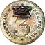 UK 3 Pence George III 1820 KM# 670 BRITANNIARUM REX FID: DEF: * 3 coin reverse