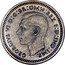 UK 3 Pence George VI 1937 Prooflike KM# 850 GEORGIVS VI D:G:BR:OMN:REX F:D:IND:IMP. HP coin obverse