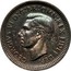 UK 3 Pence George VI 1950 Prooflike KM# 872 GEORGIVS VI D:G:BR:OMN:REX FIDEI DEF. HP coin obverse