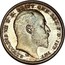 UK 4 Pence Groat 1902 Prooflike KM# 798 EDWARDVS VII D:G: BRITT: OMN: REX REGINA∙F:D: IND: IMP: coin obverse