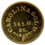 USA 5 Dollars. (1831-42) Proof restrike KM# 98 Christopher Bechtler (North Carolina) CAROLINA GOLD. 20 CARATS 141. G. coin reverse