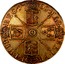 UK 5 Guineas Anne 1709 KM# 532 MAG BR ∙ FRA ET ∙ HIB REG ∙ coin reverse