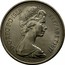 UK 5 New Pence Elizabeth II 1968 KM# 911 D∙G∙REG∙F∙D∙1981 ELIZABETH∙II coin obverse