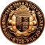 UK 5 Pounds 500th Anniversary of the Gold Sovereign 1989 KM# 958 ANNIVERSARY∙OF∙THE∙GOLD∙SOVEREIGN∙1489∙1989 coin reverse