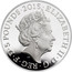 UK 5 Pounds Edith Cavell 2015 British Royal Mint Proof KM# 1292 ELIZABETH.II.D.G.REG.F.D 5 POUNDS.2015 J.C coin obverse
