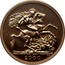 UK 5 Pounds Elizabeth II 2000 Proof KM# 1003 2000 B.P. coin reverse