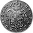 UK 5 Shillings Countermarked Spanish (Madrid) 8 Reales 1788-1808 CM Date: ND KM# 659.1 HISPANIARUM REX coin reverse