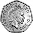 UK 50 Pence 100th Anniversary of the Birth of Christopher Ironside 2013 British Royal Mint Proof KM# 1246 ELIZABETH∙II∙D∙G REG∙F∙D∙2013 IRB coin obverse