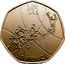 UK 50 Pence 2012 London Olympics - Basketball 2011 British Royal Mint KM# 1190 50 PENCE coin reverse