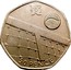 UK 50 Pence 2012 London Olympics - Tennis 2011 British Royal Mint KM# 1194 50 PENCE coin reverse