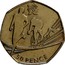 UK 50 Pence 2012 London Olympics - Triathlon 2011 British Royal Mint KM# 1173 50 PENCE coin reverse