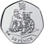 UK 50 Pence Boccia 2011 British Royal Mint Proof KM# 1189a 50 PENCE coin reverse