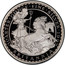 UK 50 Pence Britannia 1997 In proof sets only KM# 979 QUARTER'OUNCE'FINE'SILVER'1997 PN BRITANNIA coin reverse