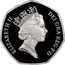 UK 50 Pence European Community 1992 Proof KM# 963a ELIZABETH II DEI∙GRA∙REG∙F∙D RDM coin obverse