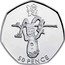 UK 50 Pence London 2012 Olympics - Athletics 2011 British Royal Mint Proof KM# 1150a 50 PENCE coin reverse