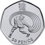 UK 50 Pence London 2012 Olympics - Goalball 2011 British Royal Mint Proof KM# 1183a 50 PENCE coin reverse