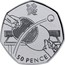 UK 50 Pence London 2012 Olympics - Table Tennis 2011 British Royal Mint Proof KM# 1180a 50 PENCE coin reverse