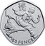 UK 50 Pence London 2012 Olympics - Taekwondo 2011 British Royal Mint Proof KM# 1185a 50 PENCE coin reverse