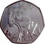 UK 50 Pence London 2012 Olympics - Wheelchair Rugby 2011 British Royal Mint Proof KM# 1187a 50 PENCE coin reverse