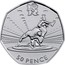 UK 50 Pence London 2012 Olympics - Wrestling 2011 British Royal Mint Proof KM# 1188a 50 PENCE coin reverse