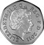 UK 50 Pence Olympics - Archery 2011 British Royal Mint Proof KM# 1167a ELIZABETH∙II∙D∙G REG∙F∙D∙2011 IRB coin obverse