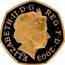 UK 50 Pence Women's Social and Political Union 2003 British Royal Mint Proof KM# 1036b ELIZABETH∙II∙D∙G REG∙F∙D∙2003 IRB coin obverse